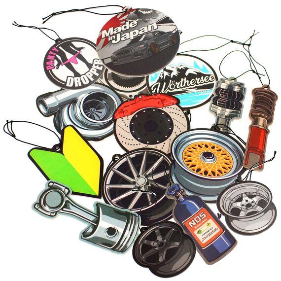 2er Set Tuning Lufterfrischer Duftbaum fürs Auto Air Freshener Design Duft Anhänger (2x Airride)