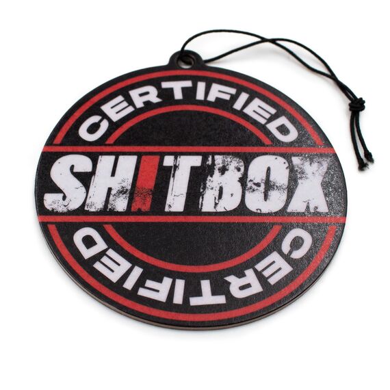 2er Set Tuning Lufterfrischer Duftbaum fürs Auto Air Freshener Design Duft Anhänger (2x Shitbox)