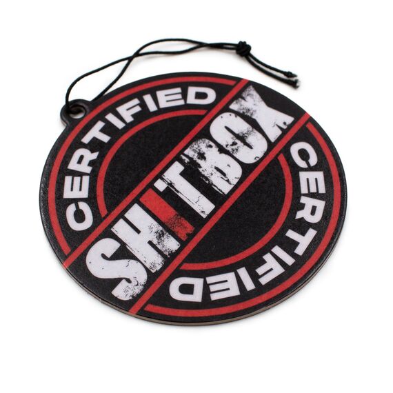 2er Set Tuning Lufterfrischer Duftbaum fürs Auto Air Freshener Design Duft Anhänger (2x Shitbox)