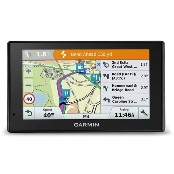 Garmin Drive Smart mit Map-Updates für UK, Irland und Europa, Digital-Verkehr und integriertem Wi-Fi, 010-01680-2C