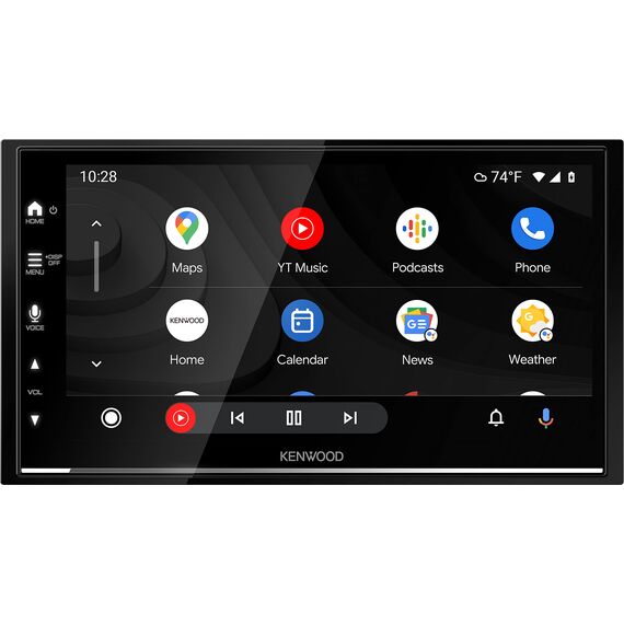 KENWOOD DMX7722DABS - 17,3 cm (6,8") Digital Media AV-Receiver mit Wireless CarPlay & Android Auto (4x50W, DAB+/UKW, BT, 3X Pre-Out 2,5V, USB, iPod/iPhone Control)