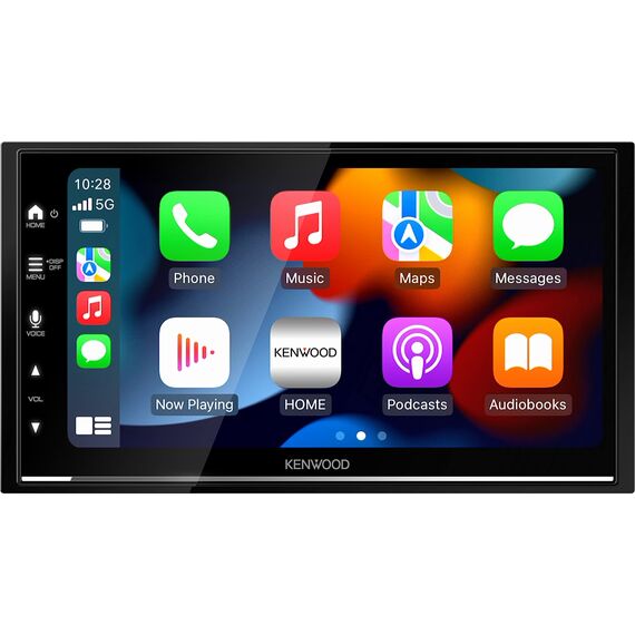 KENWOOD DMX7722DABS - 17,3 cm (6,8") Digital Media AV-Receiver mit Wireless CarPlay & Android Auto (4x50W, DAB+/UKW, BT, 3X Pre-Out 2,5V, USB, iPod/iPhone Control)