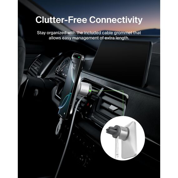Belkin PRO Kfz-Halterung mit MagSafe für iPhone 13 Serie (magnetische Autokupplung für alle iPhone 13-Modelle)