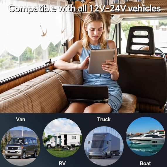 acegoo USB C Steckdose 12V Wohnmobil Ladegerät Vollaluminium, Typ C USB Anschluss PD3.0 QC3.0 KFZ Buchse Dose Einbau Adapter für Camper Auto Boot LKW Wohnwagen (kleines Panel*2)