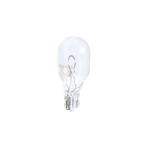 Bosch W16W Pure Light Halogen-Glühlampe für Auto-Scheinwerfer, 12 V 16 W, in Originalqualität - Lampensockel Typ W2,1x9,5d - 2er-Pack Ersatz-Scheinwerferlampen