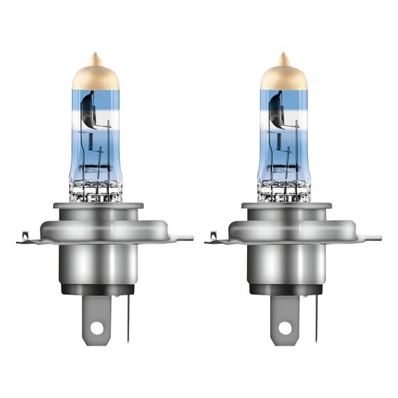 Osram NIGHT BREAKER 220, H4, +220% mehr Helligkeit, Halogen-Scheinwerferlampe, 64193NB220, Faltschachtel (2 Lampen)