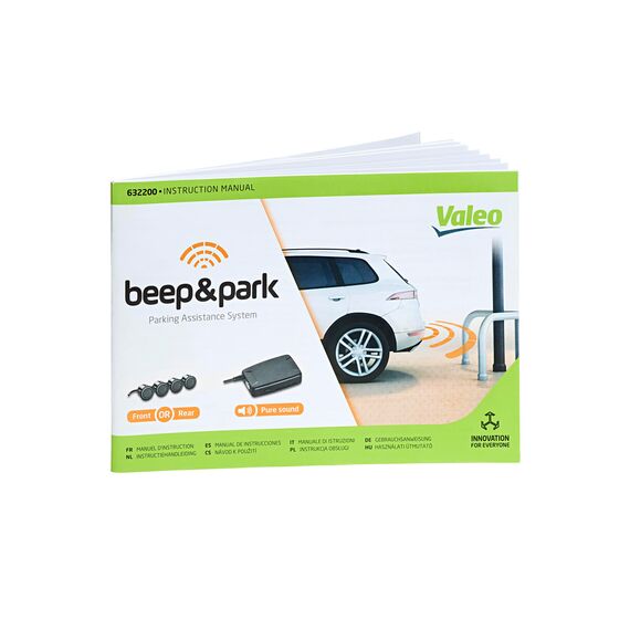 VALEO 632200 Einparkhilfe Beep&Park Kit: 4x Sensoren + 1 Lautsprecher Fronteinbau oder Heckeinbau