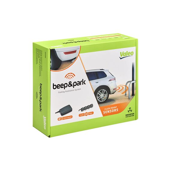 VALEO 632203 Einparkhilfe Beep&Park Kit: 4 integrierbare Sensoren + 1 Lautsprecher Fronteinbau oder Heckeinbau