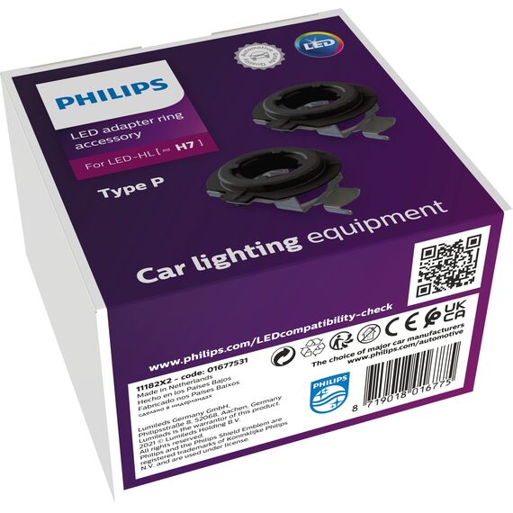 Philips Adapter-Ring H7-LED Typ P, Lampenhalterung Ultinon Pro6000 H7-LED