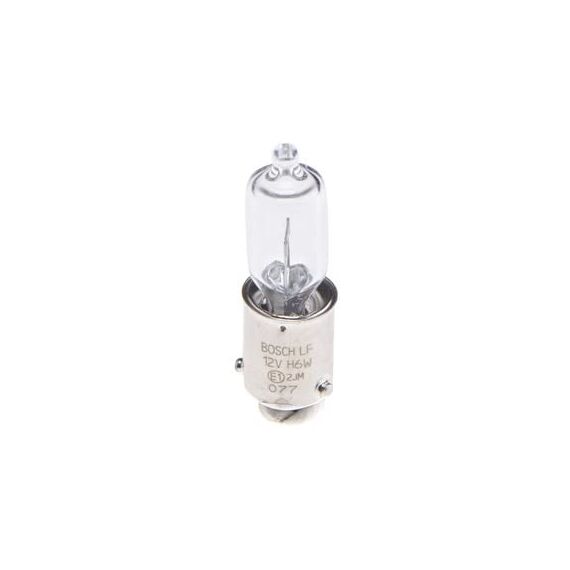 Bosch H6W Pure Light Halogen-Glühlampe für Auto-Scheinwerfer, 12 V 6 W, in Originalqualität - Lampensockel Typ BAX9s - 2er-Pack Ersatz-Scheinwerferlampen, Gelb, gelb