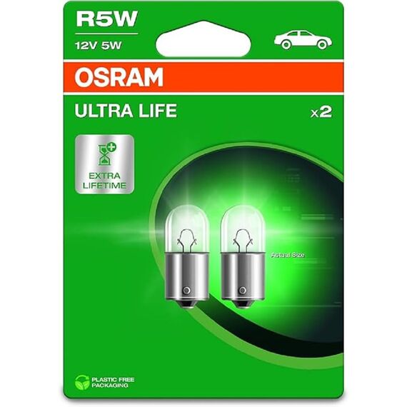 Osram ULTRA LIFE, R5W, Double Blister, (2 lamps)