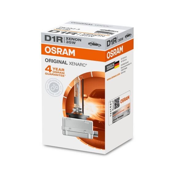 Osram XENARC Osram ORIGINAL D1R, Xenon Scheinwerferlampe, 4150K,66150, Faltschachtel (1 Lampe)