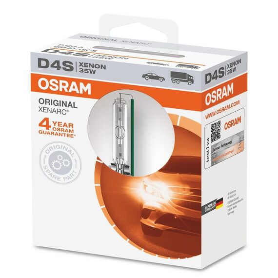 Osram D4S Xenon Lampe, Silber, Softcover Box