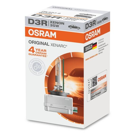 Osram XENARC Osram ORIGINAL D3R, Xenon Scheinwerferlampe, 4150 K, 66350, 1er Faltschachtel