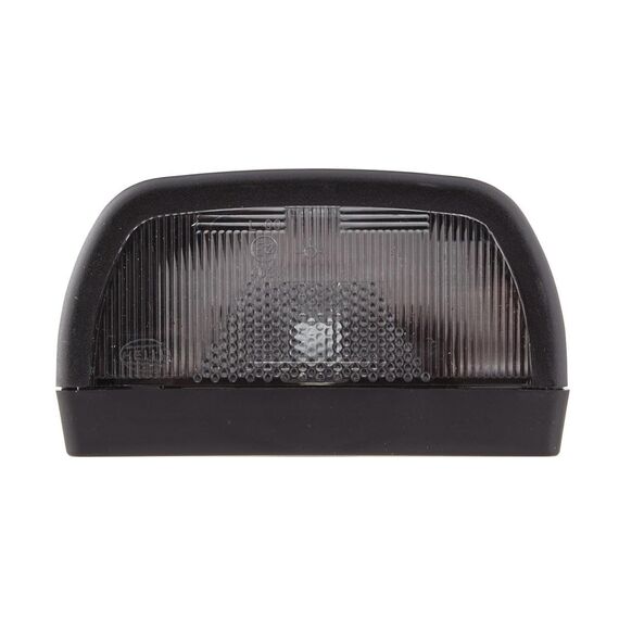 HELLA 2KA 998 523-131 Kennzeichenleuchte - Kennzeichenbeleuchtung - Anhänger - Halogen - 12/24V - geschraubt/Anbau - ADR/GGVS - Lichtscheibenfarbe: glasklar - Menge: 1