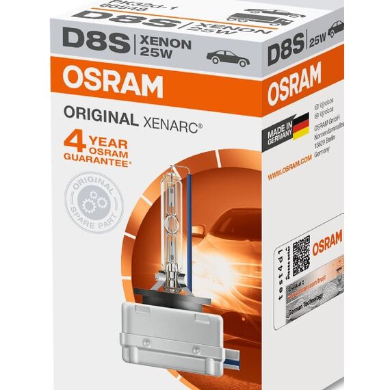 Osram 66548 Beleuchtung D8S Xenon 25W Xenarc, Hellblau, Faltschachtel