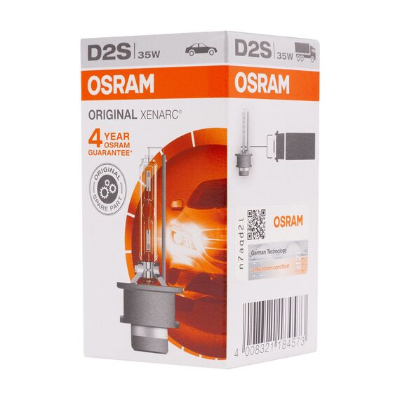 Osram XENARC ORIGINAL, D2S, Xenon-Scheinwerferlampe, 66240, Karton Faltschachtel (1 Lampe) (Packung mit 2)