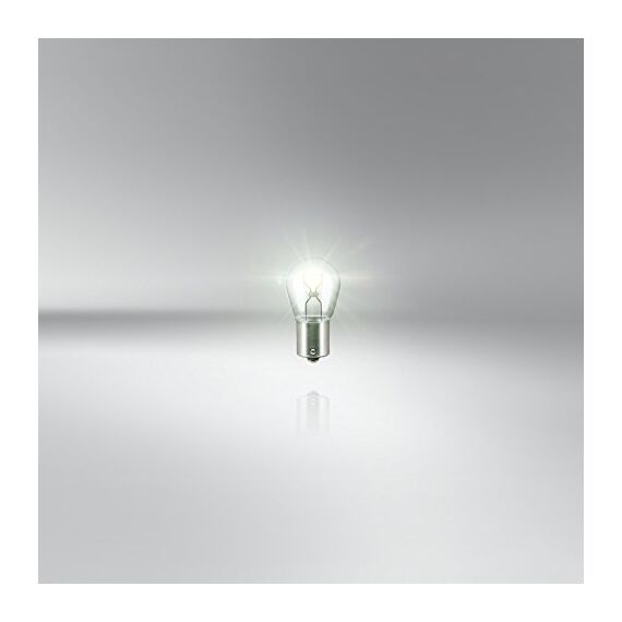 Osram ULTRA LIFE P21W, Halogen-Signallampe, Bremslicht, Nebenschlussleuchte, 7506ULT, 12V PKW, Faltschachtel (10 Stück)