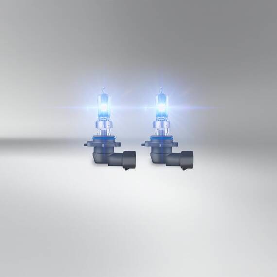 Osram 9005CBN-HCB Cool Intense Hb3, +100 Prozent Mehr Helligkeit, Bis Zu 5.000K, Halogen Scheinwerferlampe, Led-Look, Duo Box (2 Lampen), Blau