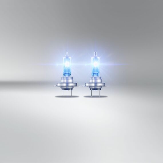 Osram COOL BLUE INTENSE H7, +100% mehr Helligkeit, bis zu 5.000K, Halogen-Scheinwerferlampe, LED-Look, Duo Box (2 Lampen)