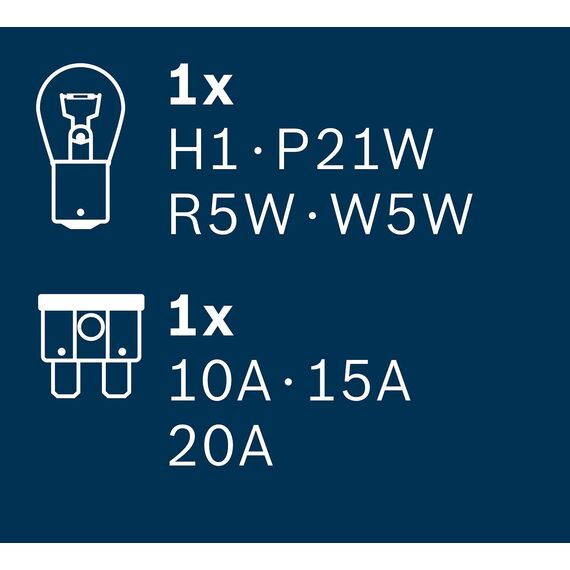 Bosch H1 Minibox Lampenbox - 12 V