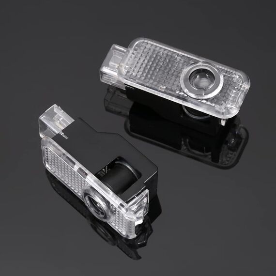 Sylswx 2 Stück Autotür Licht Projektor S Logo Türbeleuchtung für Audi A1/A3/A4/A5/A6/A7/A8/Q2/Q3/Q5/Q7/Q8/TT/R8, Türprojektoren Einstiegsbeleuchtung Unterbodenbeleuchtung Auto Zubehör