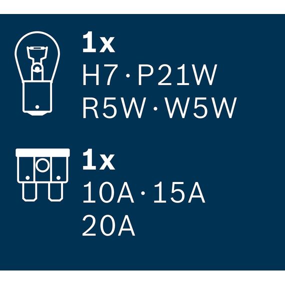 Bosch H7 Minibox Lampenbox - 12 V