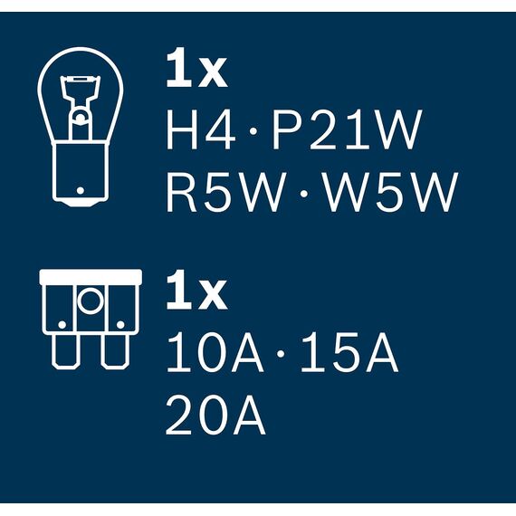 Bosch H4 Minibox Lampenbox - 12 V