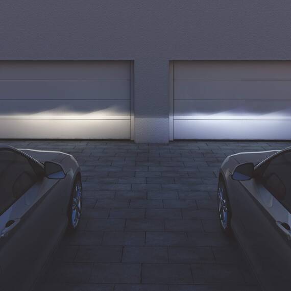 Osram COOL BLUE INTENSE H4, +100% mehr Helligkeit, bis zu 5.000K, Halogen-Scheinwerferlampe, LED-Look, Duo Box (2 Lampen)