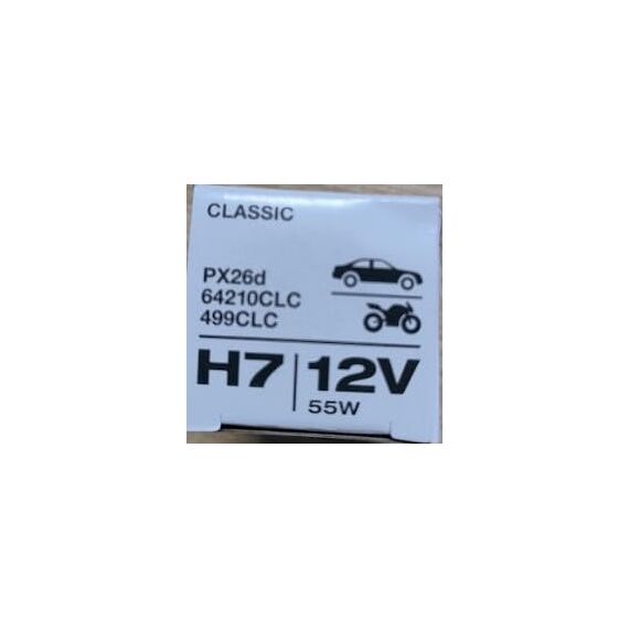 Osram H7 Classic 55 Watt 12 Volt 64210CLC PX26d (4 Stück) KFZ Lampe