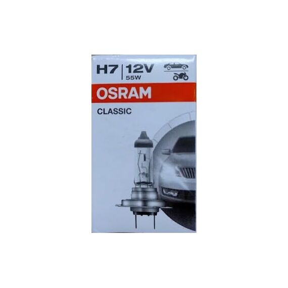 Osram H7 Classic 55 Watt 12 Volt 64210CLC PX26d (4 Stück) KFZ Lampe