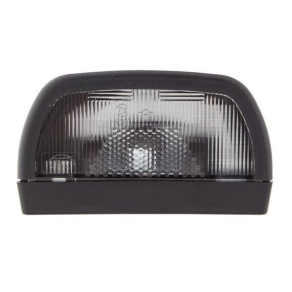 HELLA 2KA 998 523-001 Kennzeichenleuchte - Kennzeichenbeleuchtung - Anhänger - Halogen - 12V - geschraubt/Anbau - ADR/GGVS - Lichtscheibenfarbe: glasklar - links/rechts - Menge: 1