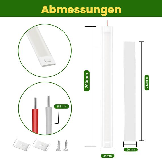 Bonlux 12V LED Lampe Wohnmobil, 12 Volt Leiste für Campingbus, 12V 120LED Streifen & Auto Innenbeleuchtung, Leuchten für Wohnmobil, Caravan, Boot, 4000K, 2 Stück