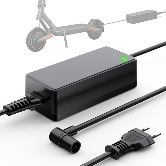 Mezelon E Scooter Ladegerät, Ladekabel 54.6V 2A für Xiaomi 4 Pro 2nd Gen, 4 Ultra, 5, 5 Pro, 48V Akku Elektro Scooter Schnellaufladen für Xiaomi Scooter Elektrisch, Ladekabel Xiaomi Scooter