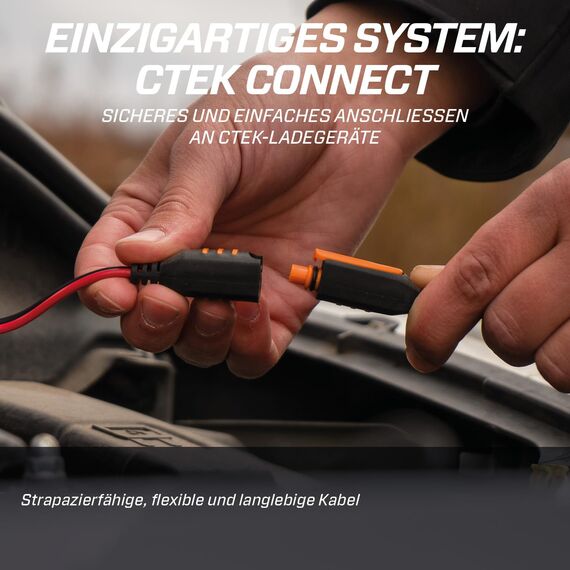 CTEK Connect Eyelet M8, permanente Verbindung für schwer zugängliche Batterien, 8 mm Öse, langlebige, sichere & einfache Verbindung Batterieladegerät, für Autos, Motorräder & andere