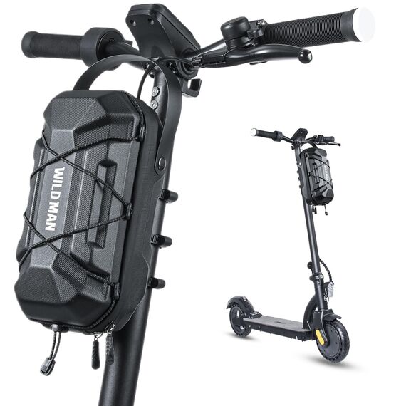 Faireach 3L E Scooter Tasche, Schnellverschluss Roller Tasche mit Mehrfarbige Elastische Kordel, Wasserdicht Große Kapazität Lenkertasche Escooter für Segway, Ninebot, Xiaomi, Mijia