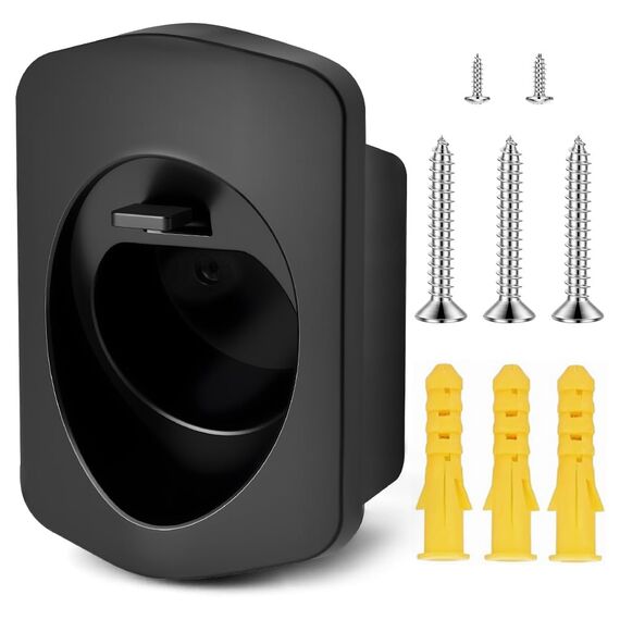Adiwo Typ 2 Wandhalterung Ladekabel, Wallbox Ladekabel Typ 2 Wandhalterung, Type 2 Ladekabeln Steckerhalter, EV Ladegerät Halter für Type 2 Ladestation Kabel Ladegerät, Wallbox Zubehör, Mit Schnalle