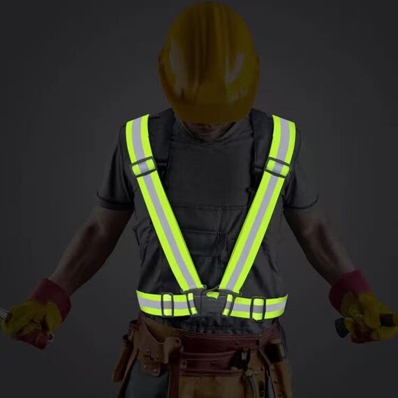 Nutabevr 2 Stück Reflective Vest, High-Vis reflektierende Warnweste für optimale Sichtbarkeit, für Erwachsene und Jugendliche, für Jogging,Radfahren,Wandern, Tag und Nacht Motorrad Radfahren