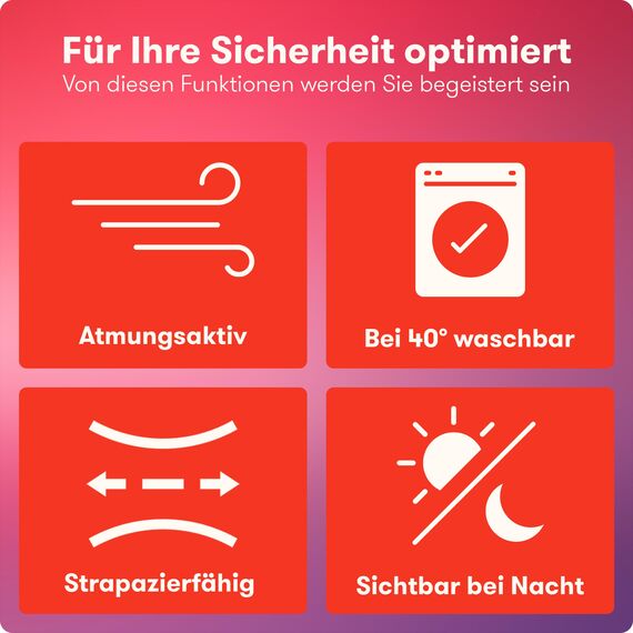 PURAHELP Warnwesten Auto 2er Set Europaweit gültig nach EN ISO 20471 - Reflektierende Warnweste Auto - Sicherheitsweste Auto Warnweste Gelb - Warnschutzweste - Sicherheitswesten für Erwachsene