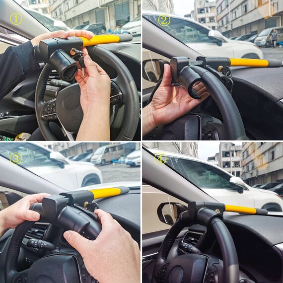 lenkradkralle Anti-Diebstahl Auto Lenkradschloss Radschloss Fahrzeugsicherheit Schutz Sicherheitsschloss