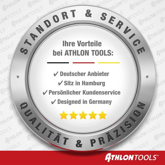 ATHLON TOOLS Der stabilste Autositz-Organizer - mit verstärkter Rückwand - Lebensmittelecht - mit integriertem Tablet-Halter - mit Extra Federtasche - für Business und Kinder - Designed in Hamburg