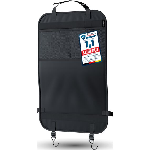 LIONSTRONG® Auto Organizer Kinder Rücksitz [wasserdicht] - Rückenlehnenschutz Auto Kinder - Autositz Organizer - Sitzschutz Rückenlehne Basic
