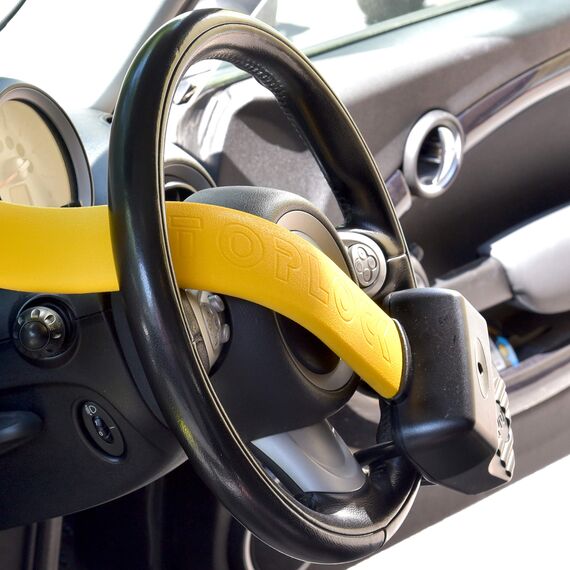 Stoplock Pro Elite Steering Wheel Lock Wegfahrsperren schwarz / gelb