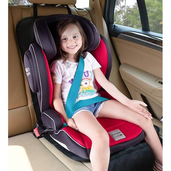 MHO+All Kindersitzunterlage, 2 Stück ISOfix Geeigneter Sitzschoner Auto Kindersitz für Textil- und Ledersitze, mit dickster Polsterung und Netztaschen, Leicht zu Reinigen und Rutschfestem