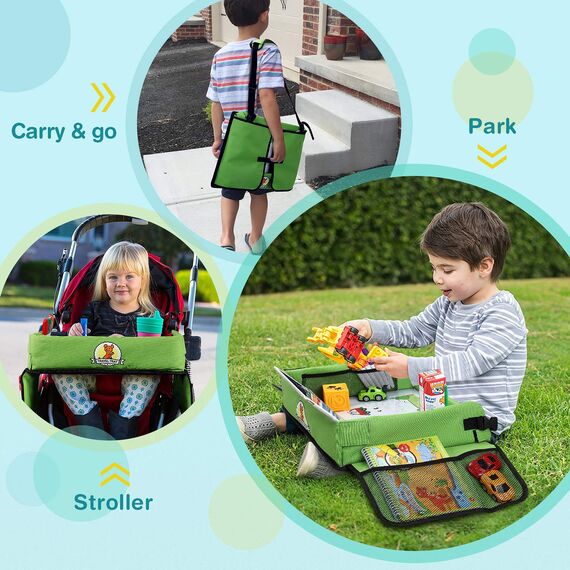 lenbest Reisetisch Auto Kinder, BeschäFtigung Autofahrt Kinder, Auto Reise Spielzeug, Spiele für Autofahrt Kinder, Reise Gadgets, Auto Organizer Kinder, Spielzeug ab 3 Jahre, Geschenk ab 3 Jahre