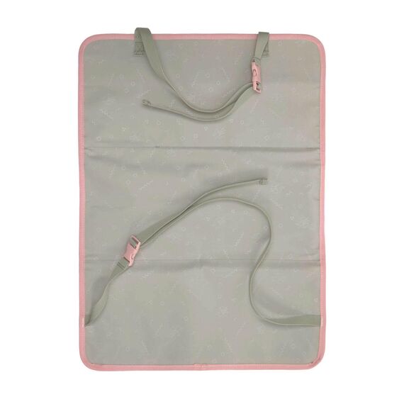 LÄSSIG Autoorganizer Autorücksitzorganizer Rücksitztasche für Auto zum Hängen zusammenklappbar/Car Wrap-to-Go Safari Giraffe