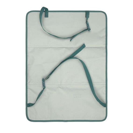 LÄSSIG Autoorganizer Autorücksitzorganizer Rücksitztasche für Auto zum Hängen zusammenklappbar/Car Wrap-to-Go Dark Green