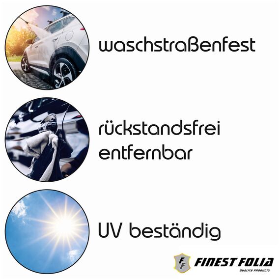 Finest Folia Baby on Board Aufkleber 12x7cm Auto Sticker -Finest Folia Autoaufkleber UV- Wetterfest Wasserfest Hangover R042 (Junge, Baby on Board)