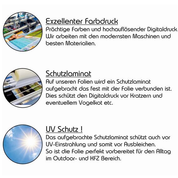 Finest Folia Baby on Board Aufkleber 12x7cm Auto Sticker -Finest Folia Autoaufkleber UV- Wetterfest Wasserfest Hangover R042 (Junge, Baby on Board)