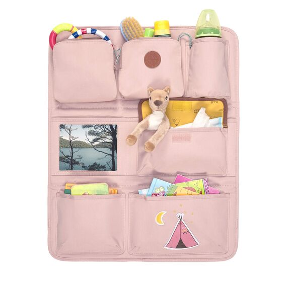 LÄSSIG Autoorganizer Autorücksitzorganizer Rücksitztasche für Auto zum Hängen zusammenklappbar /Car Wrap-to-Go Adventure Tipi